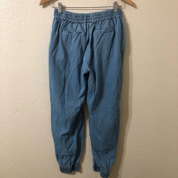 Sweaty Betty Pants Twilight 7/8 Trouser Joggers in Blue Chambray - Size Medium - Picture 6 of 11